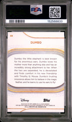 2025 TOPPS CHROME DISNEY #88 DUMBO PINK REFRACTOR, PSA MINT 9, certificate 152568833 — back