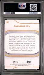 2025 TOPPS CHROME DISNEY #165 CLARABELLE COW GOLD WAVE, PSA GEM MT 10, certificate 152568834 — back
