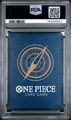 2025 One Piece Trafalgar Law Manga Alternate Art OP10-119 – PSA 10 — PSA cert 142939201 — back