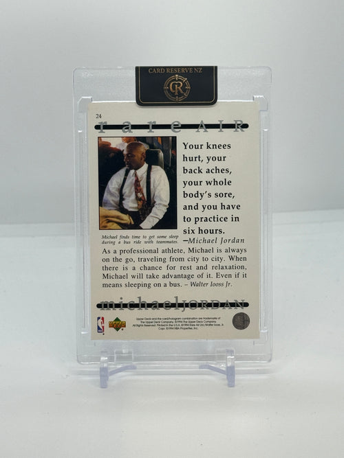 1994 Upper Deck Rare Air Michael Jordan Base #24 — Raw — back