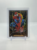 2024 Marvel Masterpieces '92 Platinum Spider-Man Base #87 — Raw — front