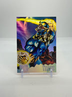 1995 Marvel Masterpieces Thanos Holoflash #7 — Raw — front