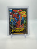 2024 SkyBox Marvel Masterpieces '92 Platinum Spider-Man Variant Cover #87-V — Raw — front