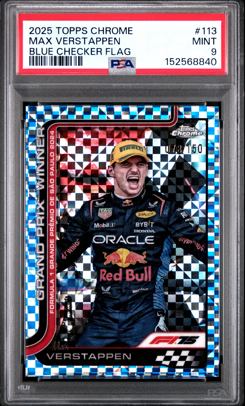 Max Verstappen PSA 9 front