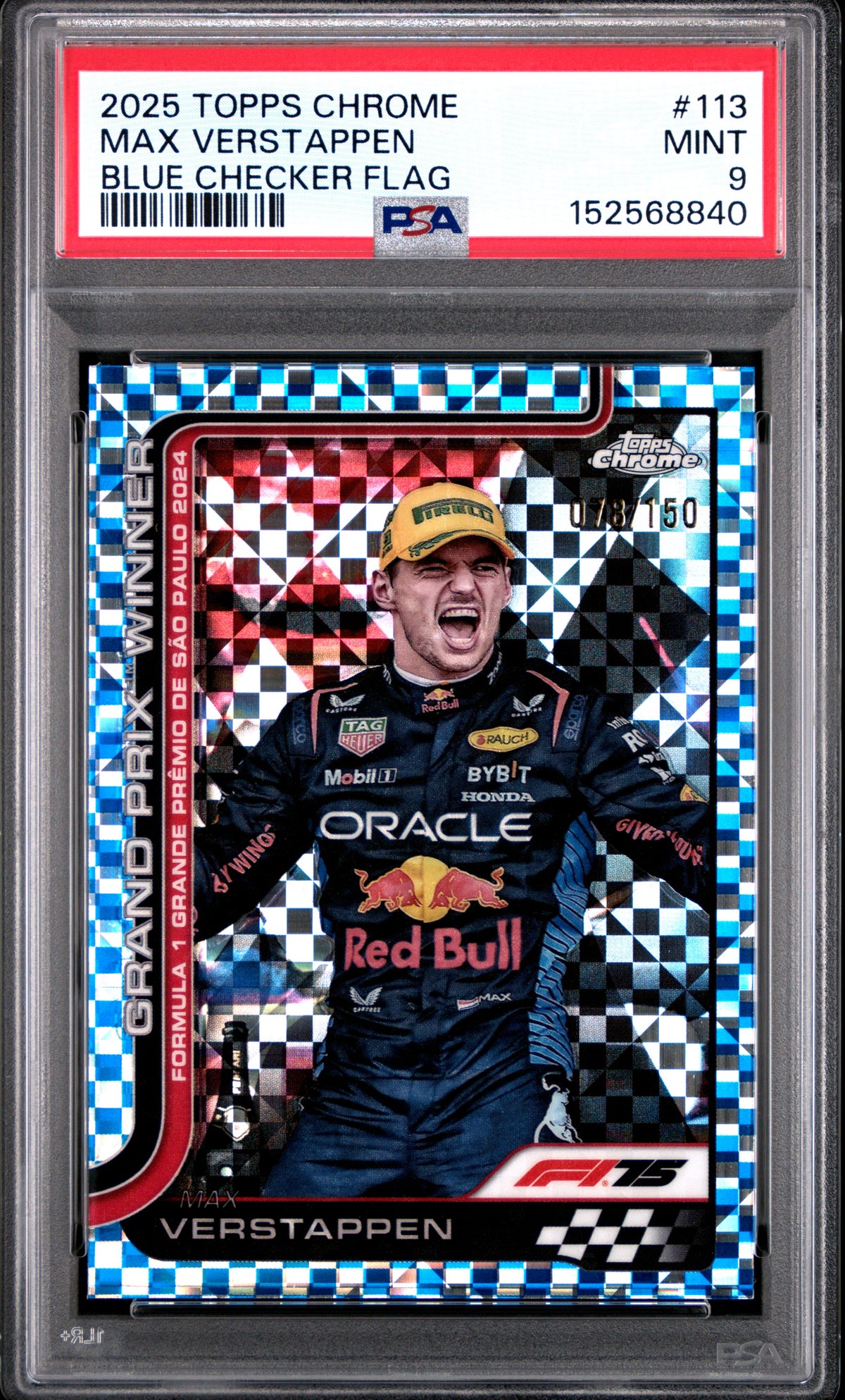 Max Verstappen PSA 9 front