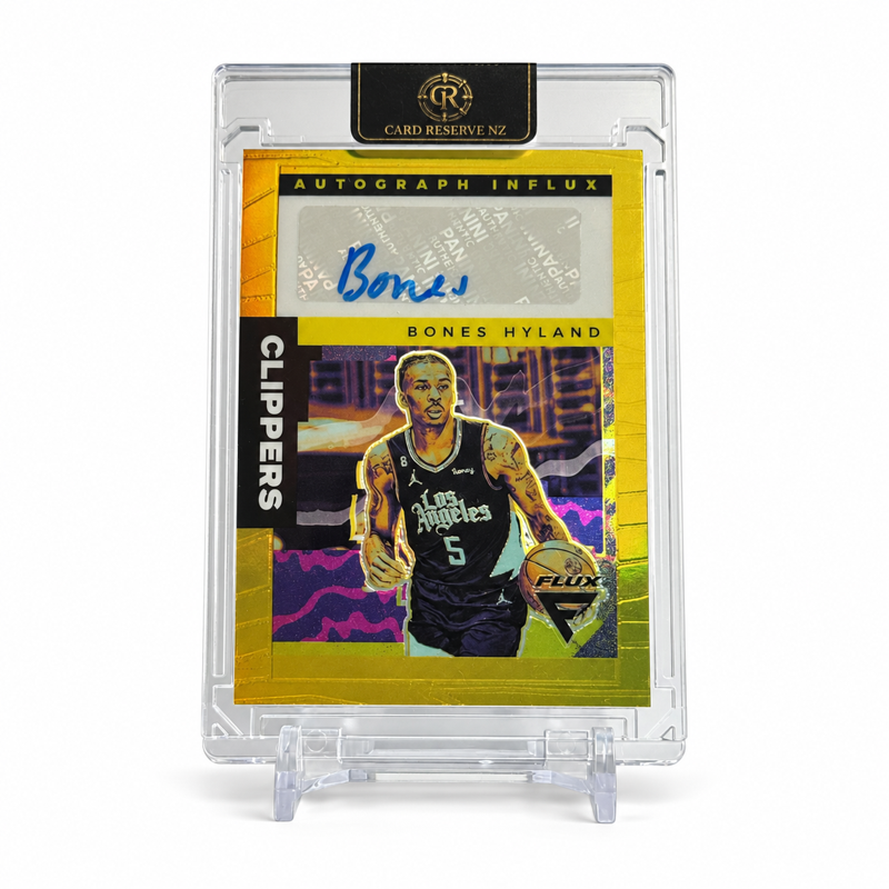 2023 Panini Flux Bones Hyland Influx Gold Autograph 10/10 #AI-BHY — Raw — front