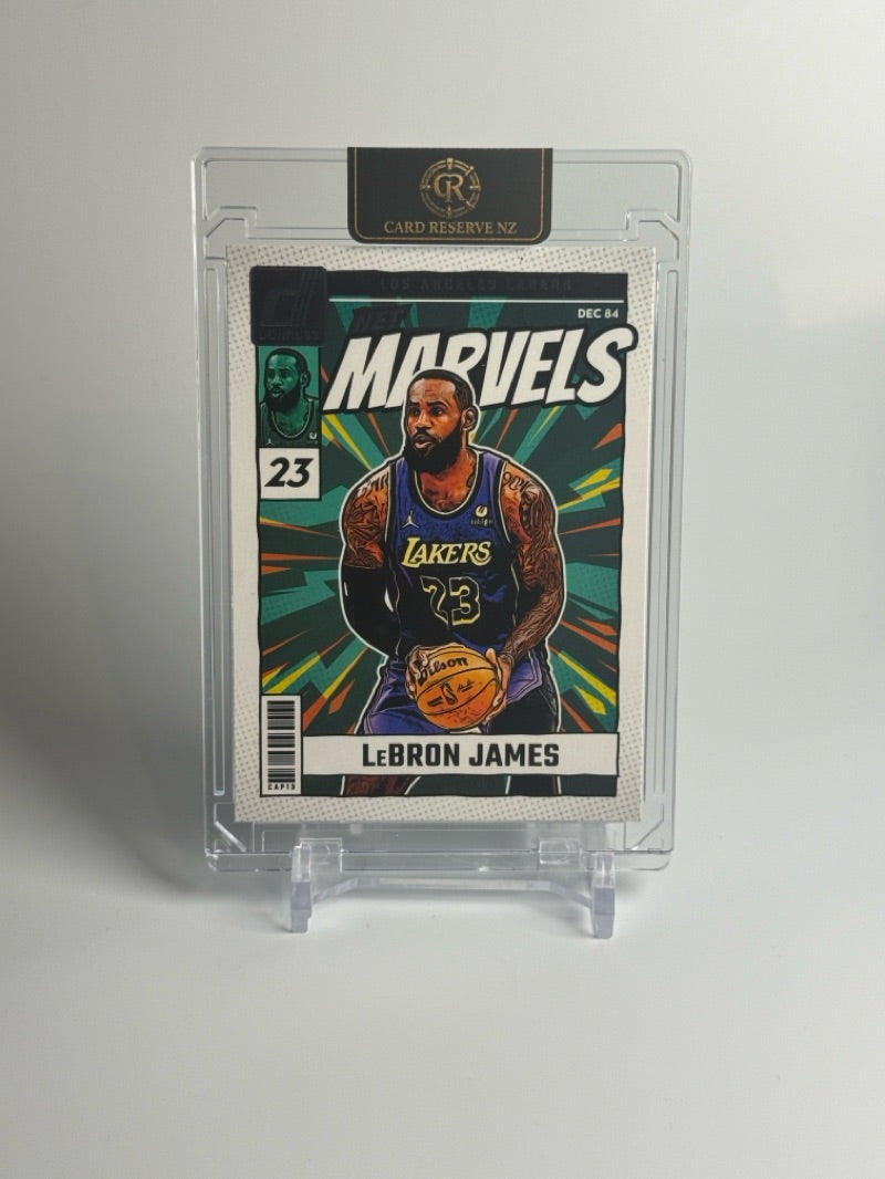 2024-25 Panini Donruss LeBron James Net Marvels #13 — Raw — front