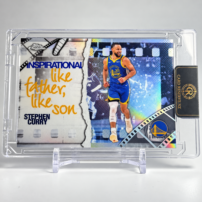 2025-26 Topps Chrome Stephen Curry Inspirational Refractor #IP-2 — Raw — front