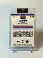 2025-26 Topps Chrome Jalen Brunson True Blue 001/150 #20 — Raw — back