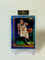 2025-26 Topps Chrome Jalen Brunson True Blue 001/150 #20 — Raw — front