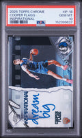 2025 Topps Chrome Inspirational Cooper Flagg #IP-18 — PSA 10 — front