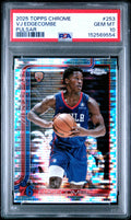 2025 Topps Chrome VJ Edgecombe Pulsar #253 — PSA 10 — front