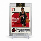 2018-19 Panini Chronicles Shai Gilgeous-Alexander Blue Foil Rookie 68/99 #89 — Raw — front