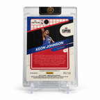 2021-22 Panini Donruss Optic Keon Johnson Gold Opti-Graphs Rookie Autograph 05/10 #OG-KJN — Raw — back