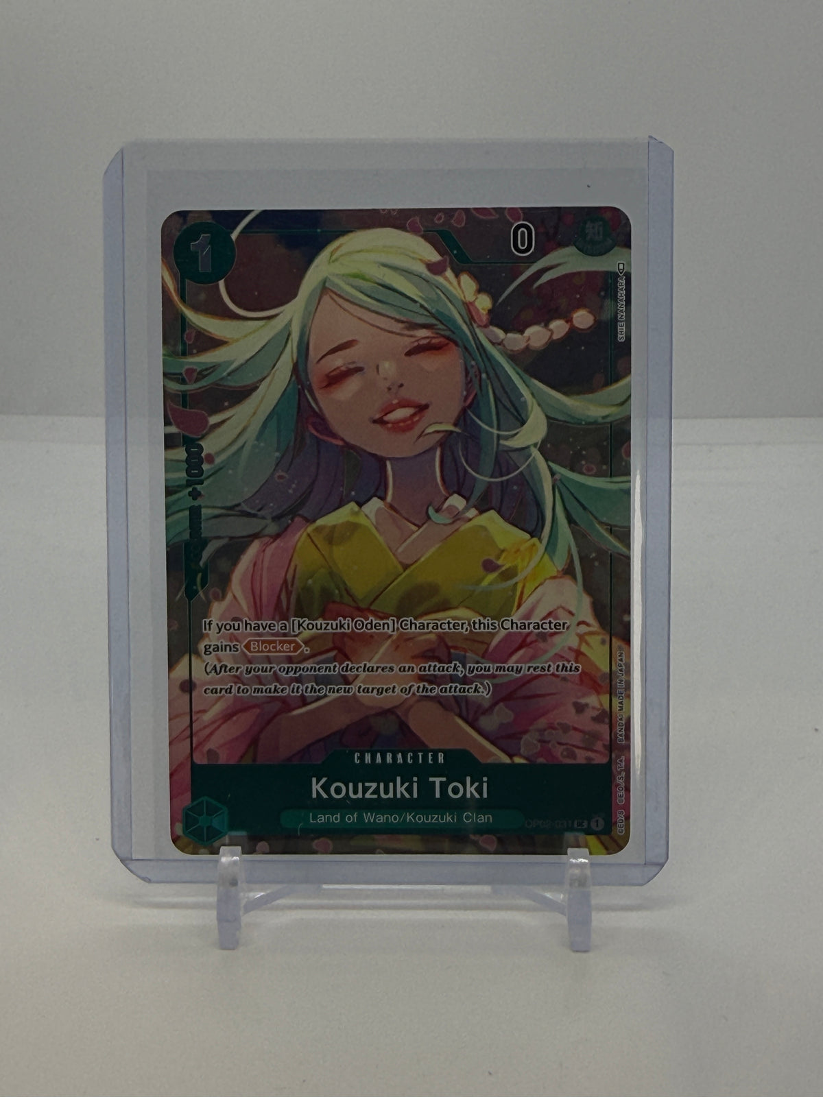 Kouzuki Toki (Box Topper) OP02-031 — actual card, copy 1, front
