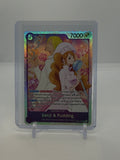 Sanji & Pudding EB02-035 — actual card, copy 1, front