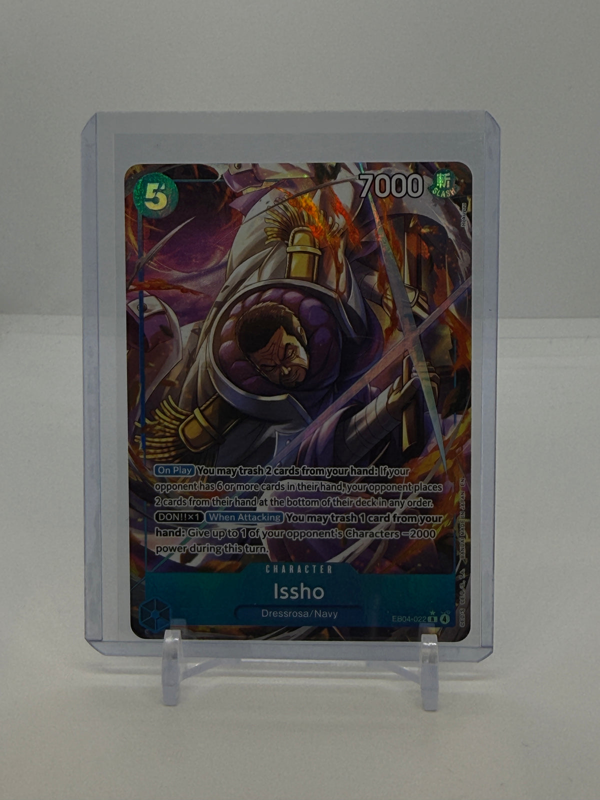 Issho (Alternate Art) EB04-022 — actual card, copy 1, front