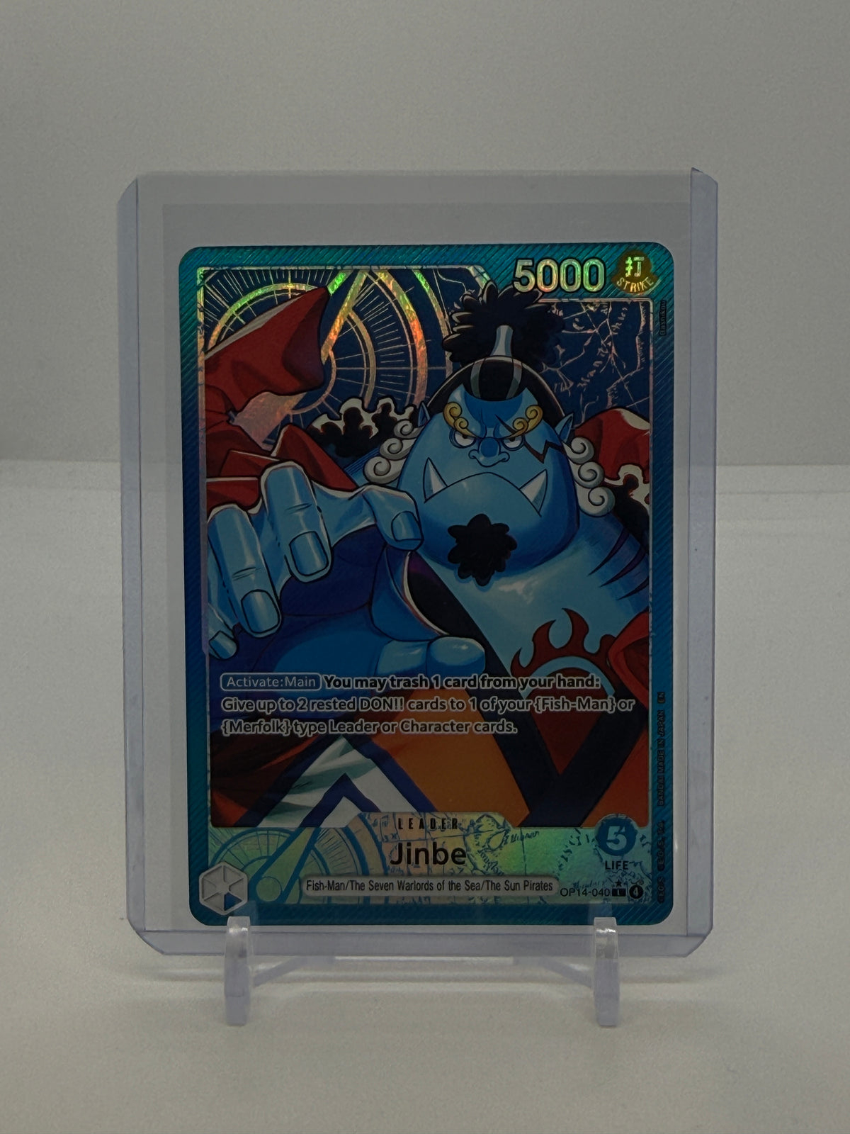 Jinbe - OP14-040 (Alternate Art) OP14-040 — actual card, copy 1, front