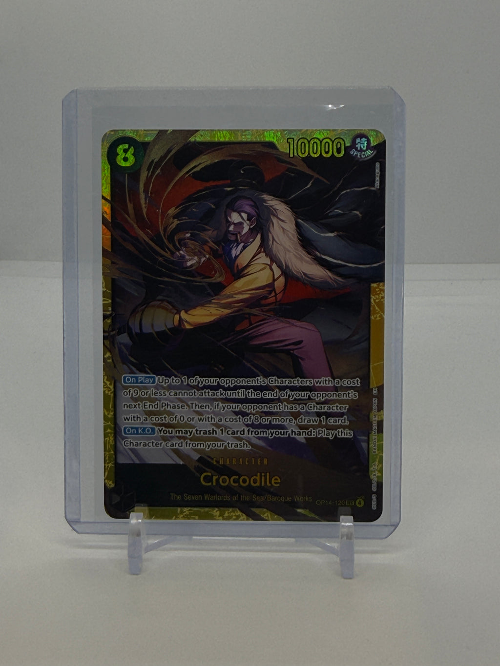 Crocodile - OP14-120 OP14-120 — actual card, copy 1, front