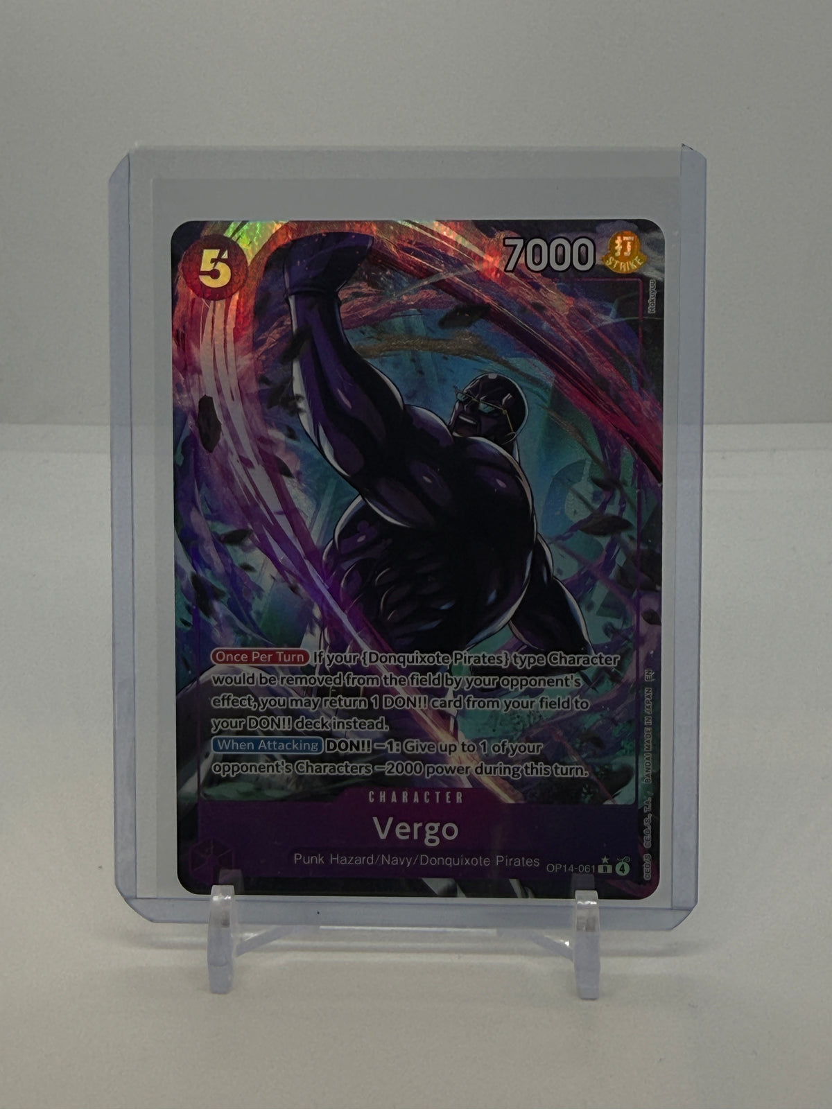 Vergo (Alternate Art) OP14-061 — actual card, copy 1, front