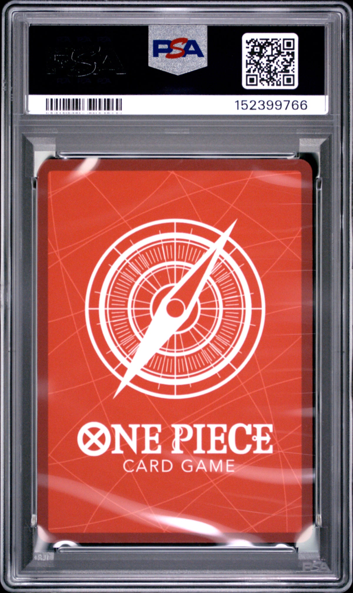 2026 One Piece ST29 Egghead Monkey D. Luffy #001 Black & White Alternate Art — PSA 10 — back