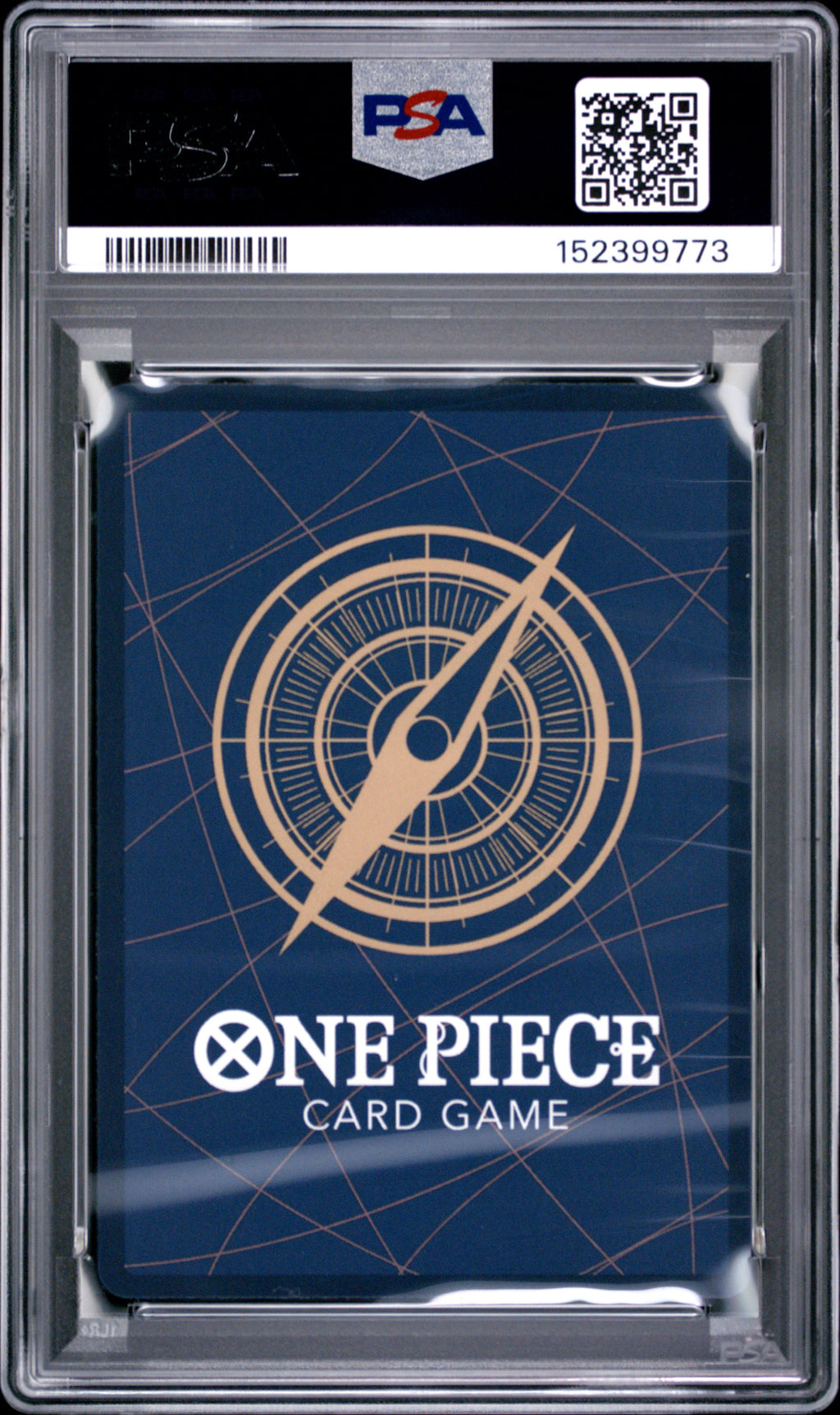 2024 One Piece OP07 500 Years in the Future Monkey D. Luffy #109 Alternate Art — PSA 10 — back