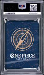 2024 One Piece OP07 500 Years in the Future Monkey D. Luffy #109 Alternate Art — PSA 10 — back