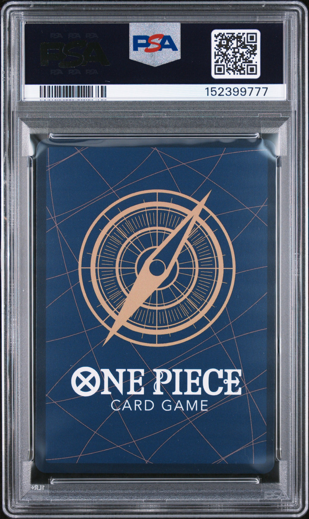 2023 One Piece OP02 Paramount War Monkey D. Luffy #062 Alternate Art — PSA 9 — back