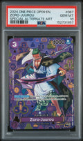 2024 One Piece OP09 Emperors in the New World Zoro-Juurou #067 Special Alternate Art — PSA 10 — front