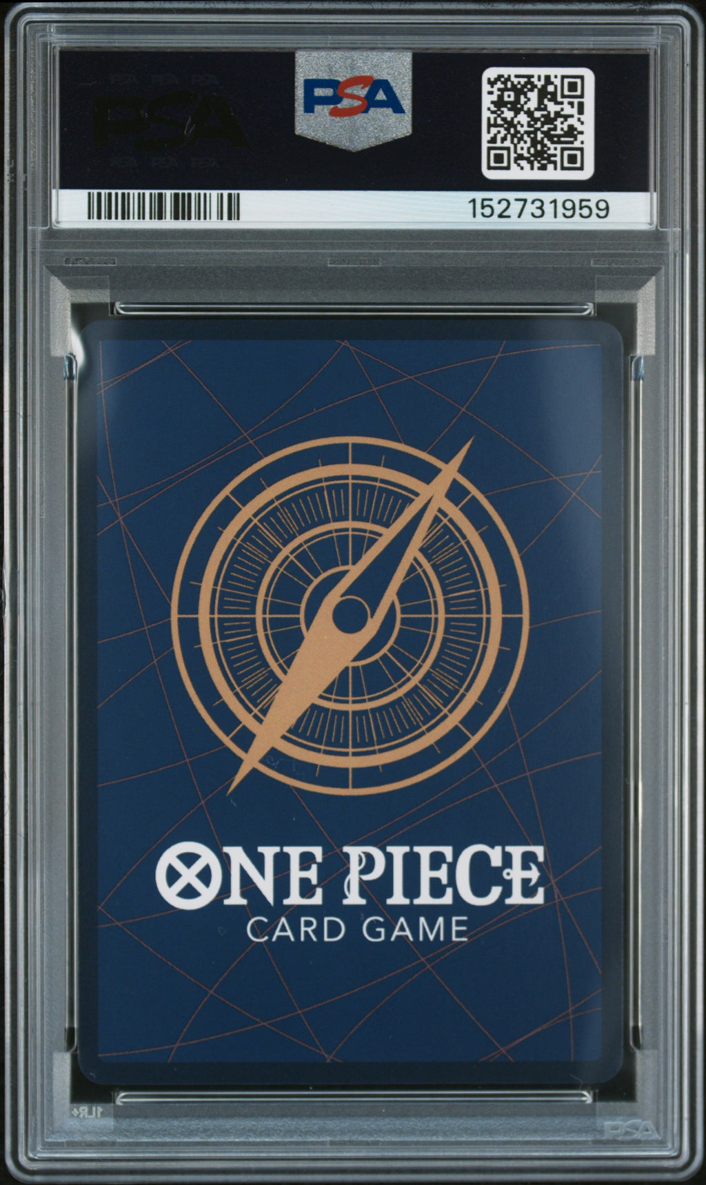 2025 One Piece PRB02 One Piece Card the Best Vol.2 Monkey D. Luffy #061 Special Alternate Art — PSA 10 — back