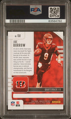 2020 Panini Absolute Joe Burrow #158 — PSA 10 — PSA cert 83584782 — back