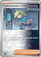 23 Ciphermaniac's Codebreaking (Poke Ball Pattern) 104/131 | Prismatic Evolutions - Ciphermaniac's Codebreaking (Poke Ball Pattern) 104/131, catalogue image — PR Section 1A