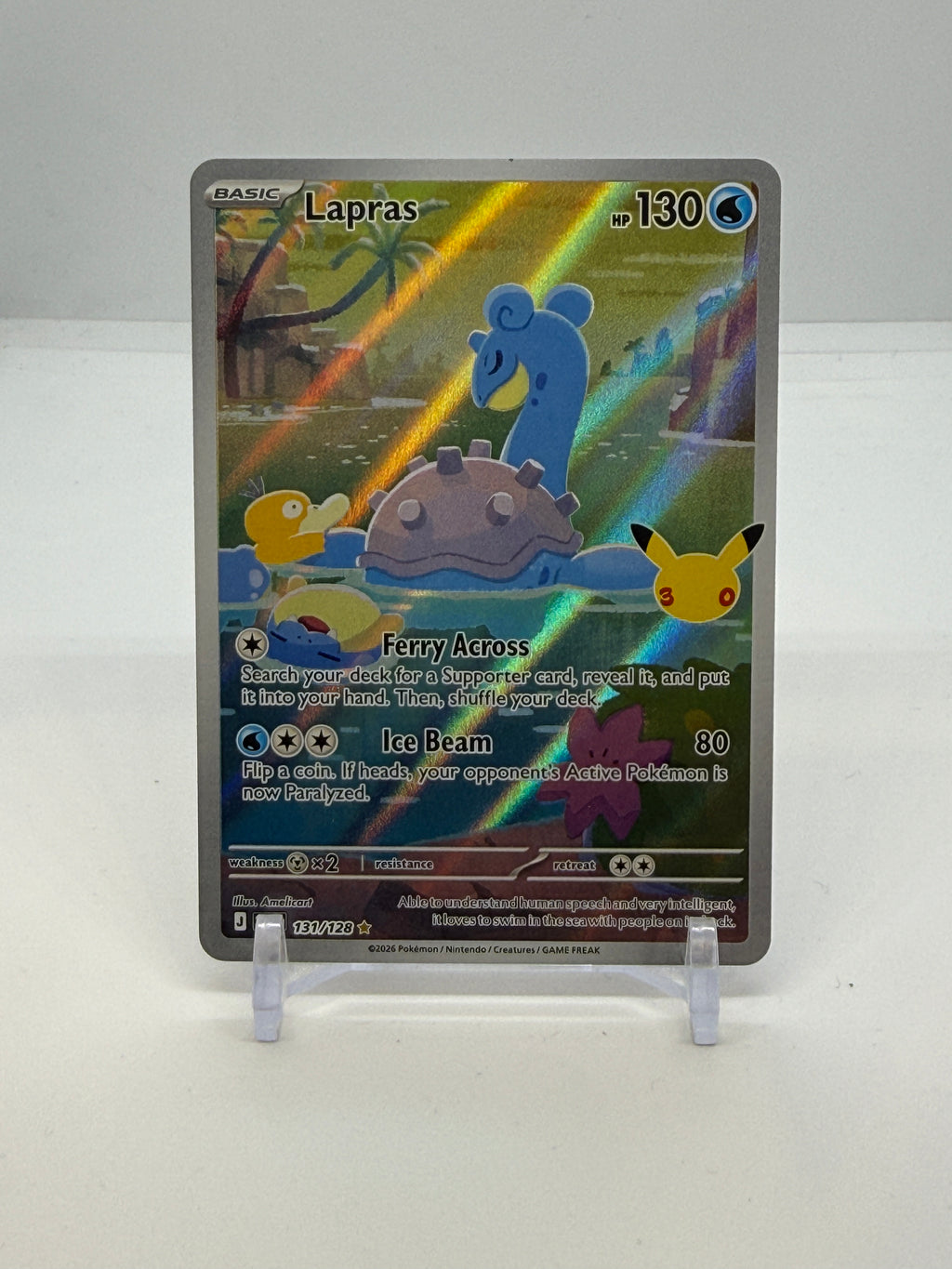 Lapras 131/128, actual card copy 2 front — PR Section 1A