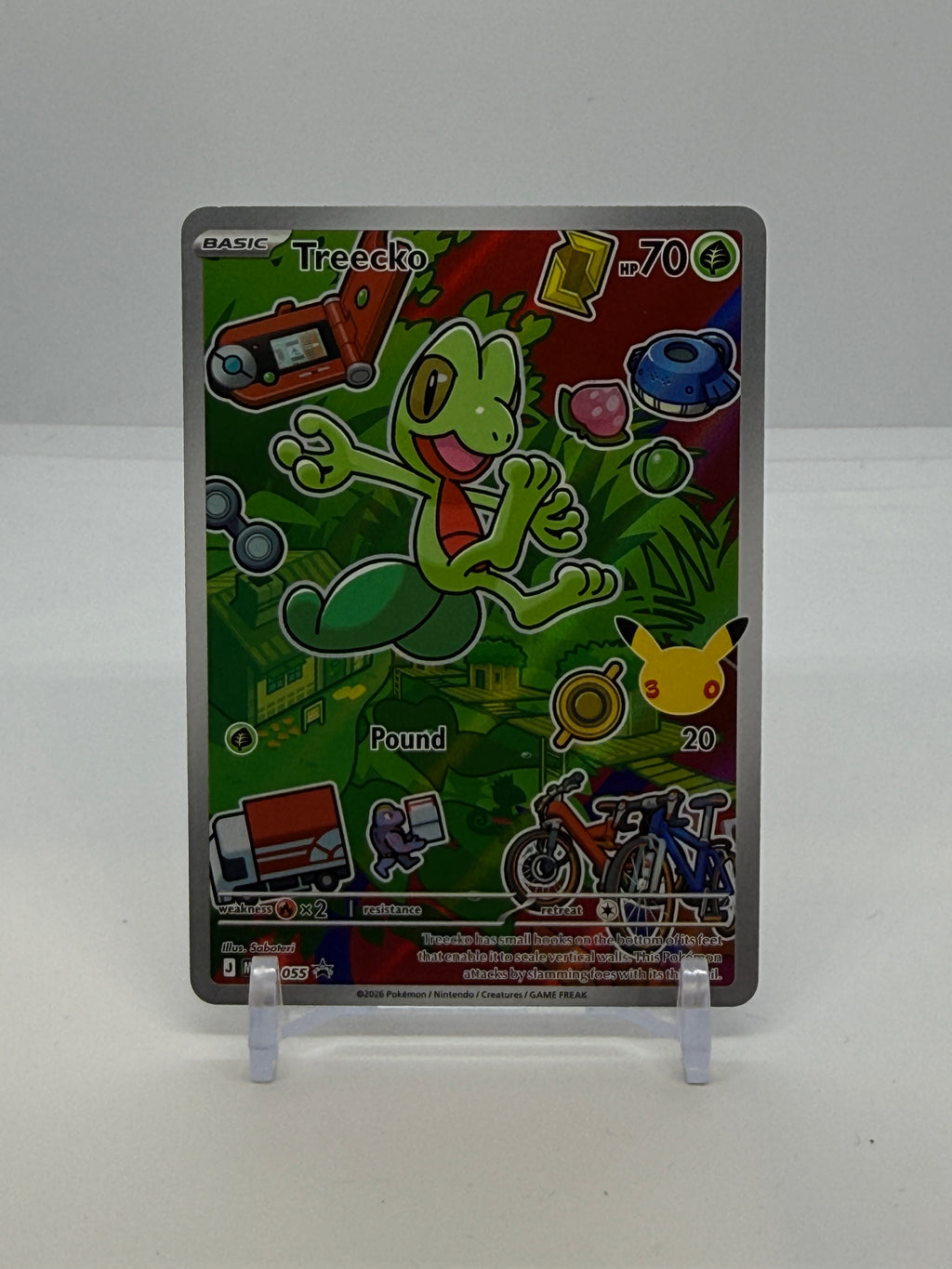 Treecko - 055 055, actual card copy 1 front — PR Section 1A