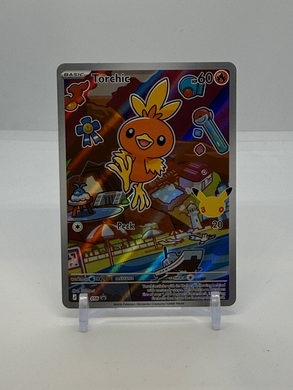 Torchic - 056 056, actual card copy 1 front — PR Section 1A