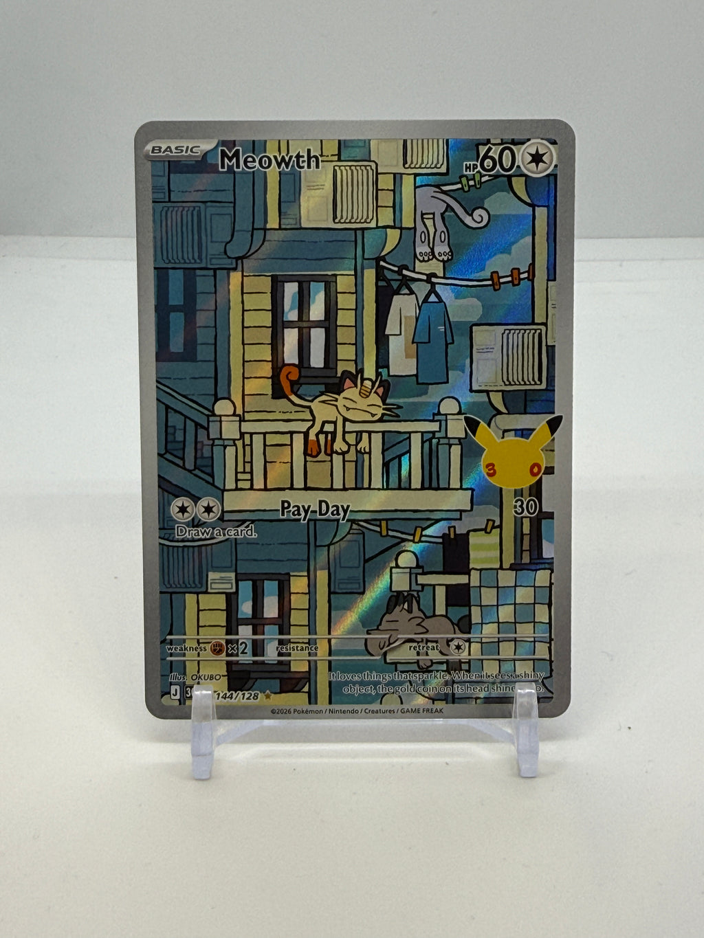 Meowth 144/128, actual card copy 1 front — PR Section 1A
