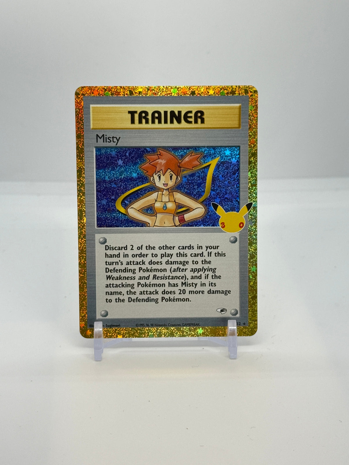 Misty 18/132 — actual card front photo — PR Section 1A