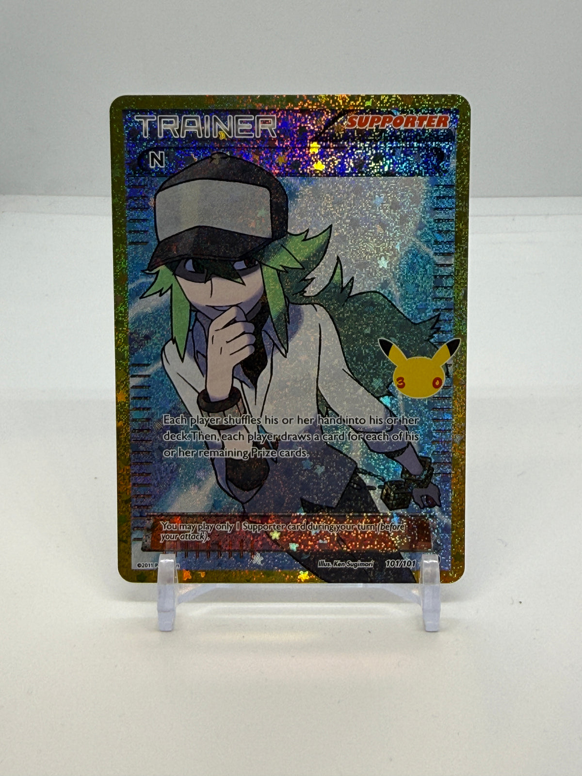 N 101/101, actual card copy 1 front — PR Section 1A