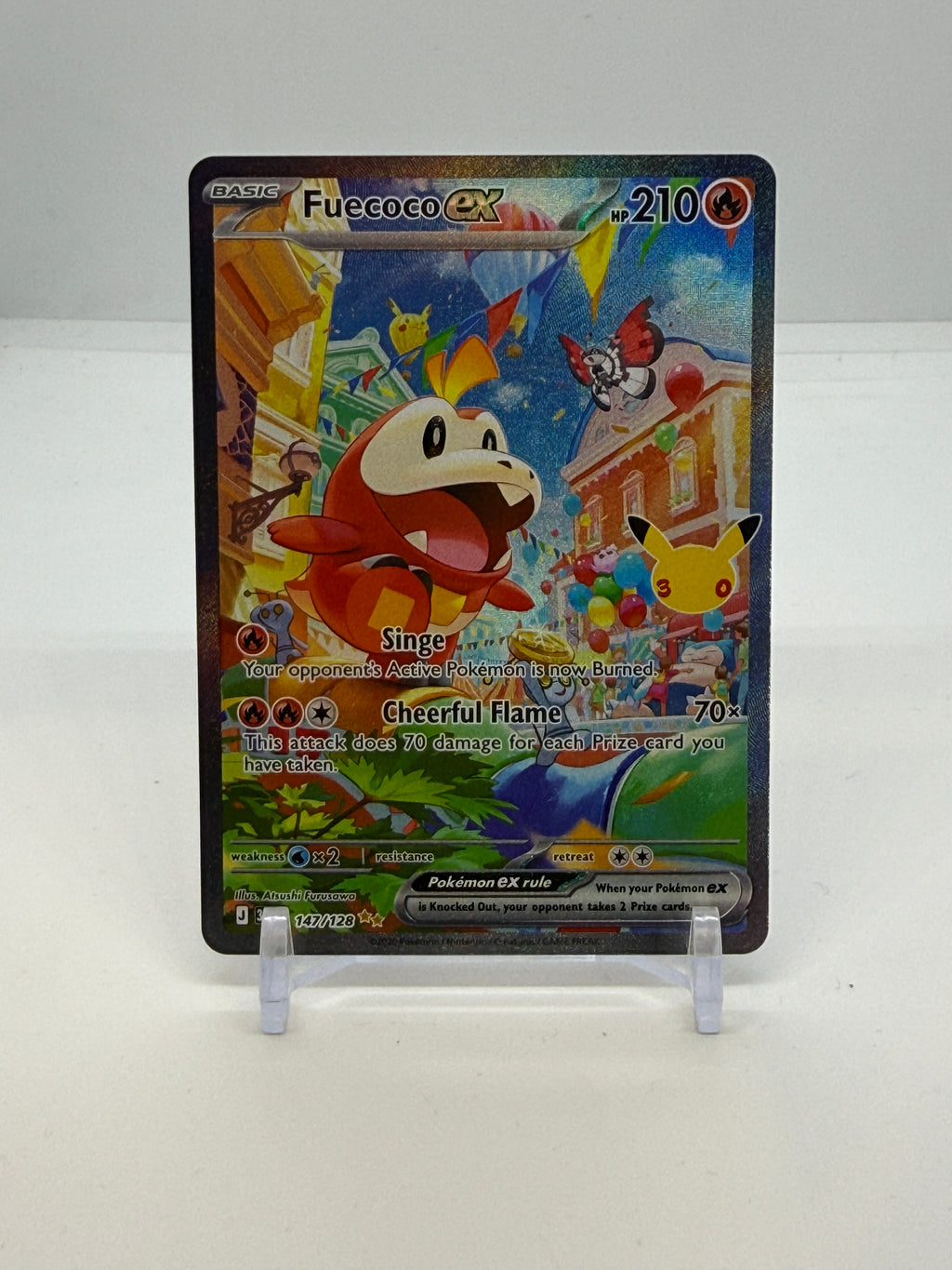 Fuecoco ex 147/128, actual card copy 1 front — PR Section 1A
