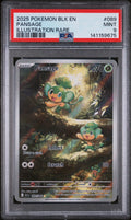 2025 Pokémon Black Bolt Pansage Illustration Rare #089 — PSA 9 — cert 141159675 — front