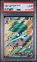 2024 Pokémon Temporal Forces Torterra ex Ultra Rare #185 — PSA 10 — cert 141159707 — front