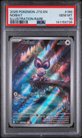 2025 Pokémon Journey Together Noibat Illustration Rare #169 — PSA 10 — cert 141159736 — front