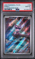 2025 Pokémon Journey Together Noibat Illustration Rare #169 — PSA 10 — cert 141159736 — front