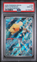 2025 Pokémon Destined Rivals Misty's Psyduck Illustration Rare #193 — PSA 10 — cert 141159847 — front