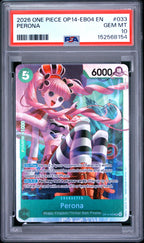2026 One Piece Op14-Eb04-The Azure Sea's Seven Perona #033 PSA 10 — PSA 152568154 — front