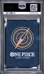 2026 One Piece Op14-Eb04-The Azure Sea's Seven Trafalgar Law Alternate Art #009 PSA 10 — PSA 152568156 — back
