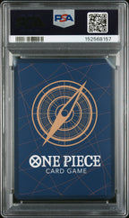 2024 One Piece Op07-500 Years in the Future Trafalgar Law Treasure Rare #010 PSA 10 — PSA 152568157 — back