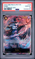 2024 One Piece Op07-500 Years in the Future Sabo Alternate Art #118 PSA 10 — PSA 152568163 — front