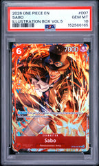 2026 One Piece Promos Sabo Illustration Box Vol.5 #007 PSA 10 — PSA 152568165 — front