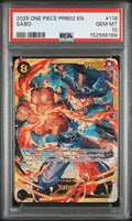 2025 One Piece Prb02-Premium Booster -One Piece Card the Best- Vol.2 Sabo #118 PSA 10 — PSA 152568168 — front